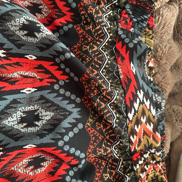 Ashley Stewart Multicolor Tribal Pants - Picture 3 of 8